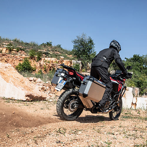 Givi aluminium zijkofferset Trekker Outback 48L Monokey
