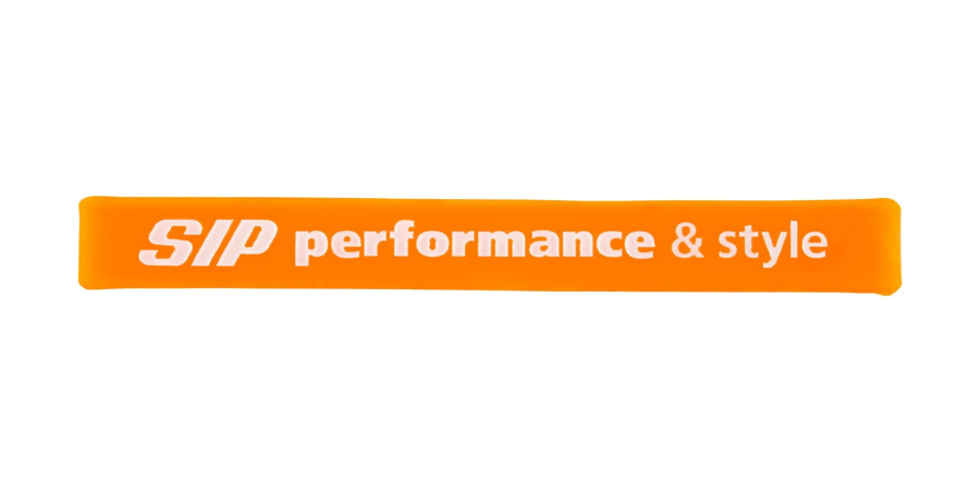 Rubberband "SIP performance & style" voor spatbordnippel, oranje