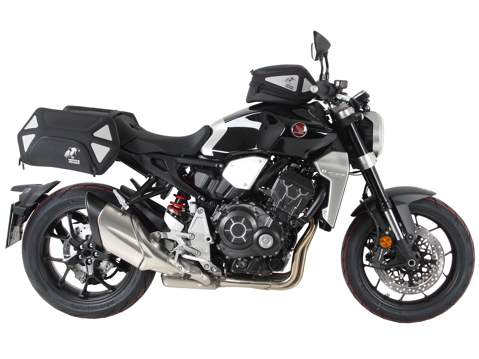 C-Bow zijdrager zwart voor Honda CB 1000 R (18-20) Hepco & Becker