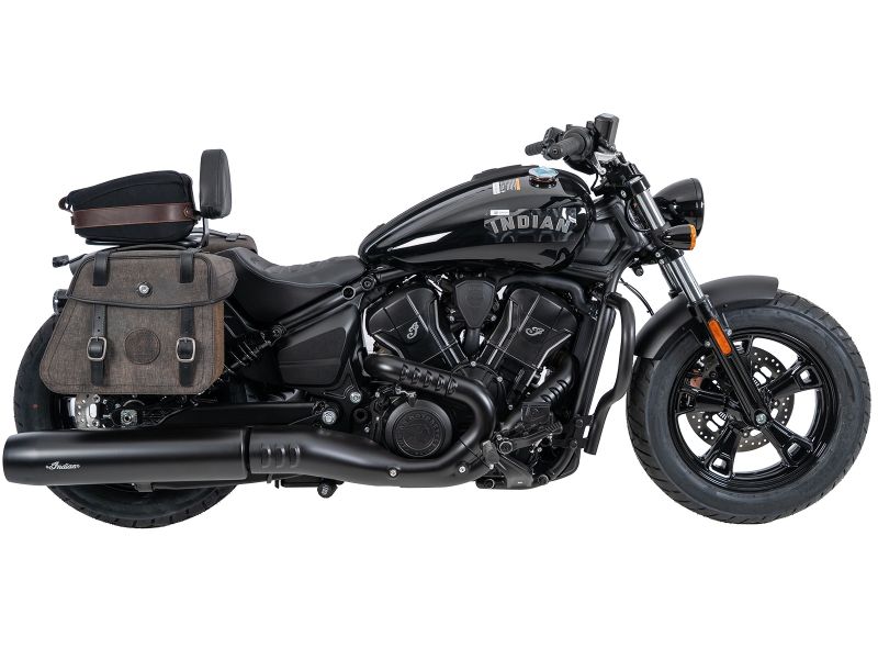 Kniptassenset bruin incl. houder voor Indian Scout Sixty Bobber (25-) Hepco & Becker