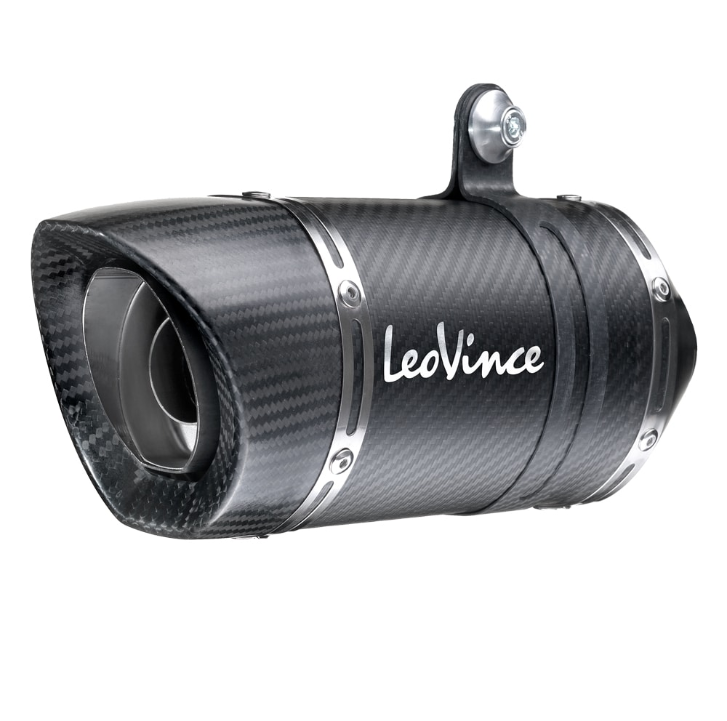 LeoVince uitlaatsysteem LV Pro, carbon, slip on voor Triumph Street Triple 765 765 S /RS (18-21)