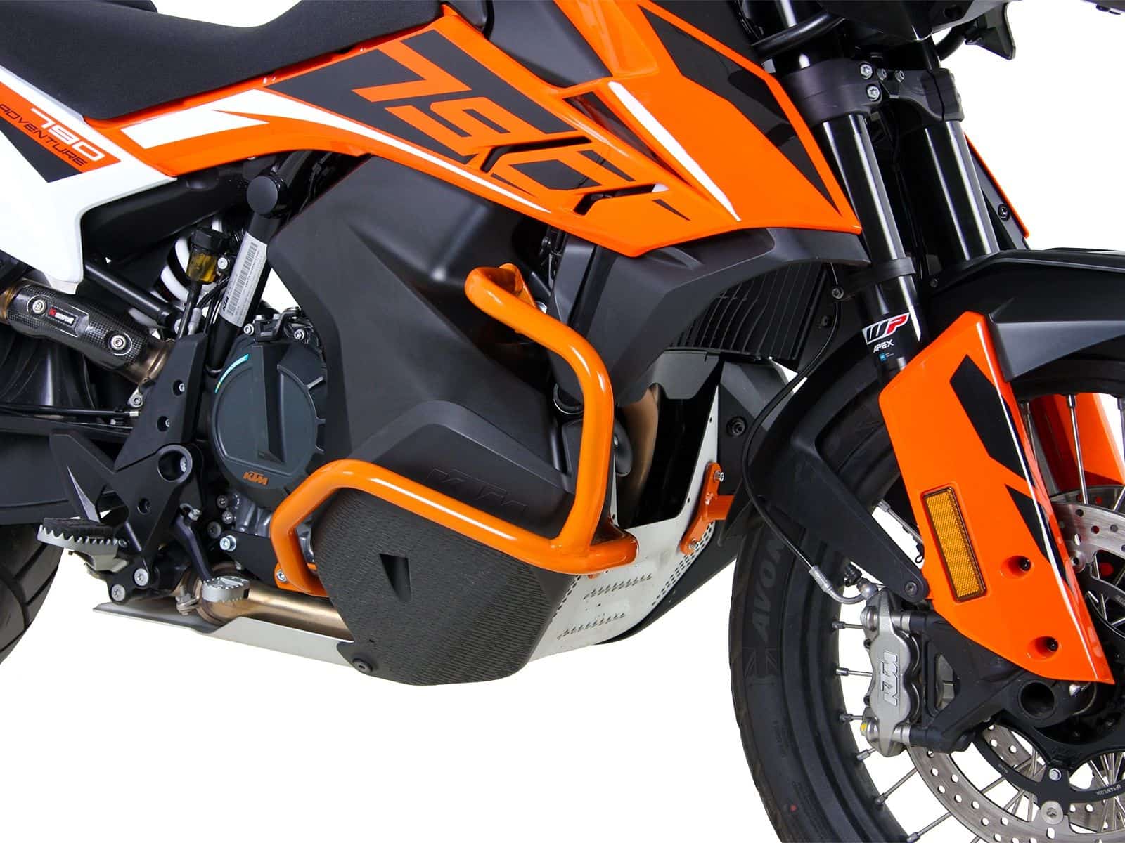 Motorbeschermer oranje voor KTM 890 Adventure / R (23-) Hepco & Becker