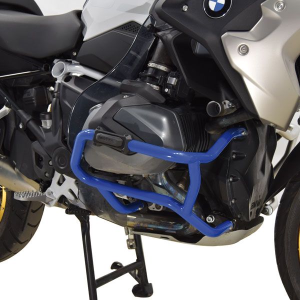 Onderste valbeugel voor BMW R 1250 GS, staal, blauw