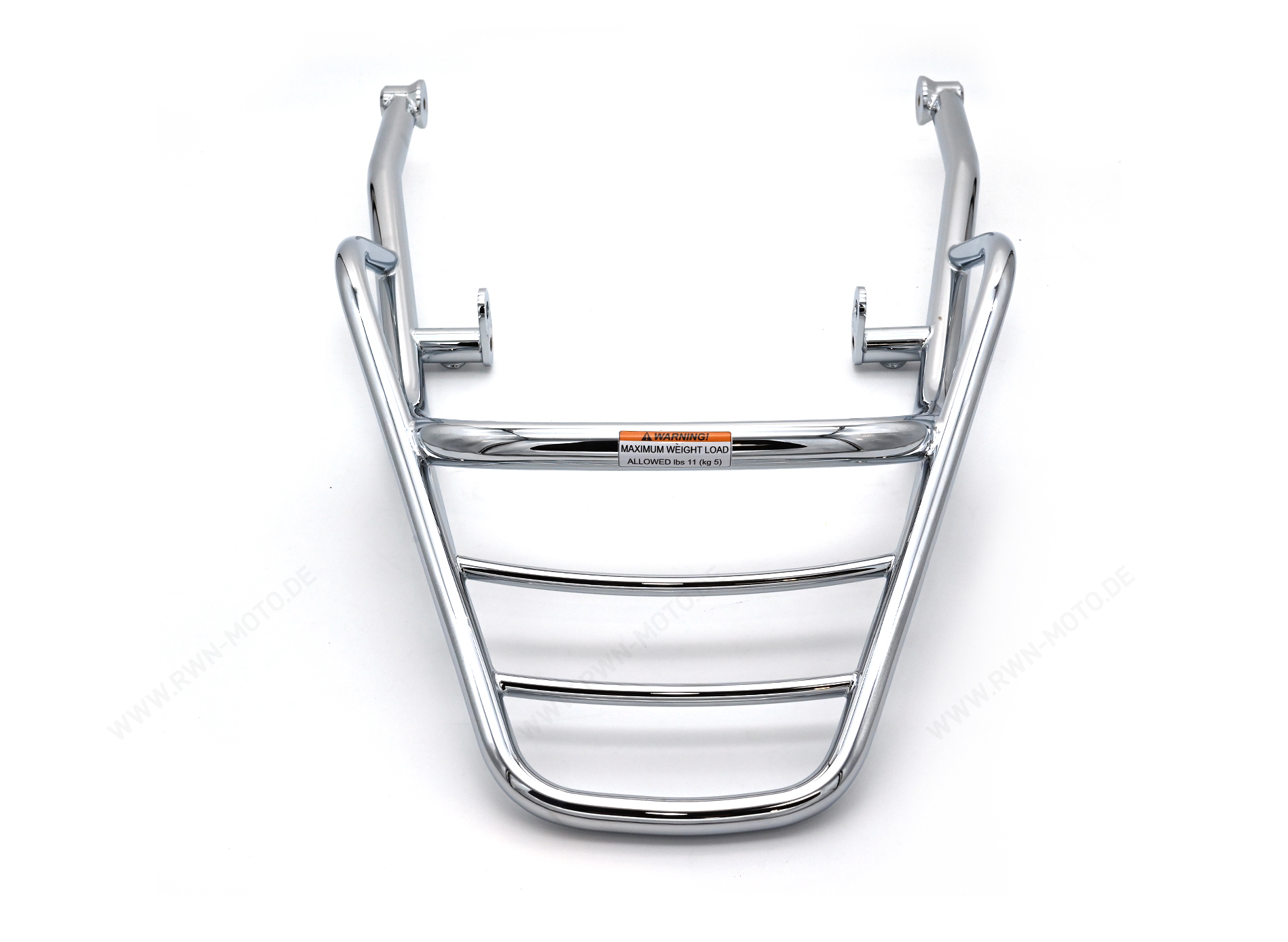 Bagagerek achteraan, chroom, stijf voor Moto Guzzi V7 850 2021-