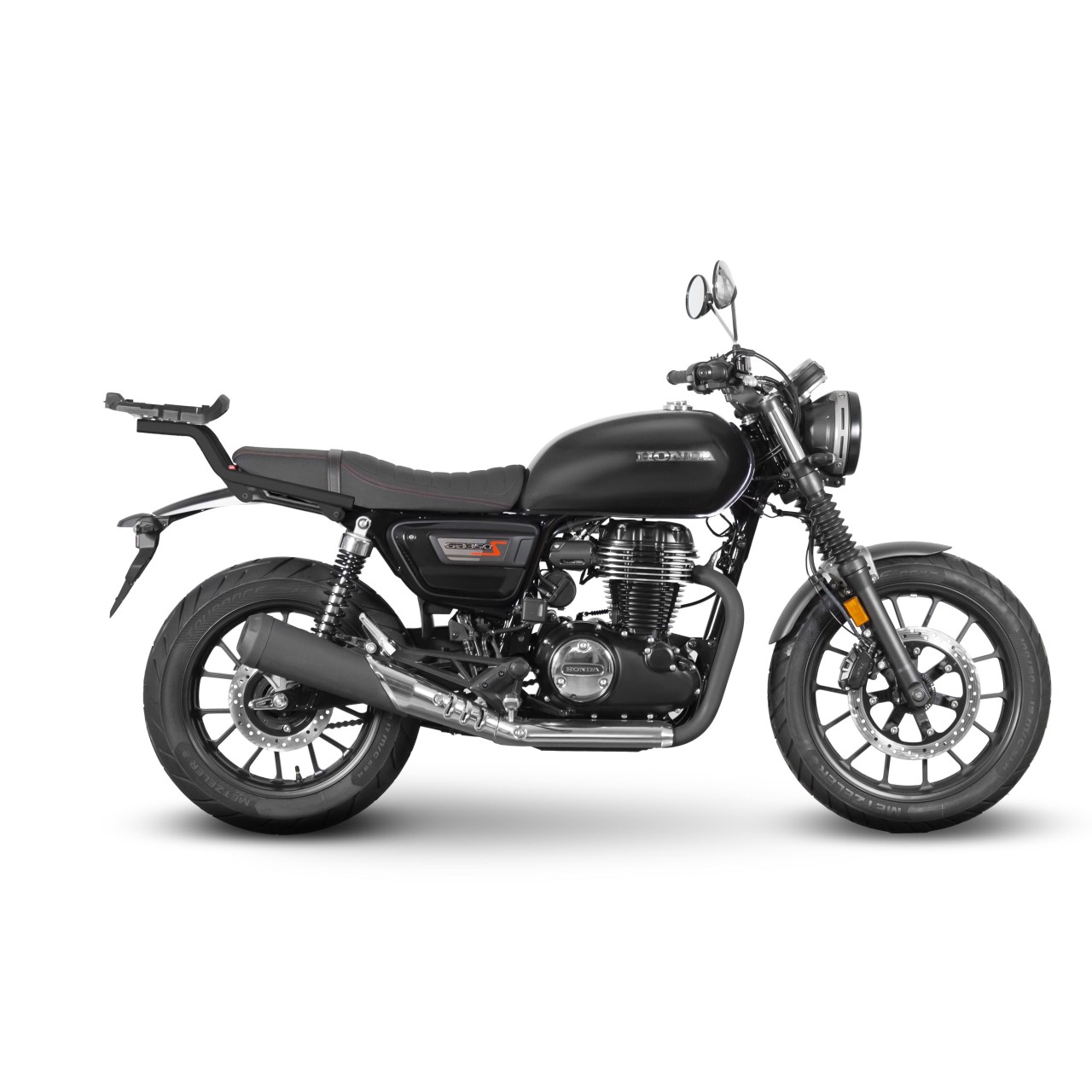 Shad-topkofferhouder, zwart gelakt, voor Honda GB 350 S (25-)
