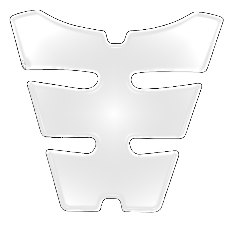 BIHR Tankpad klein transparant