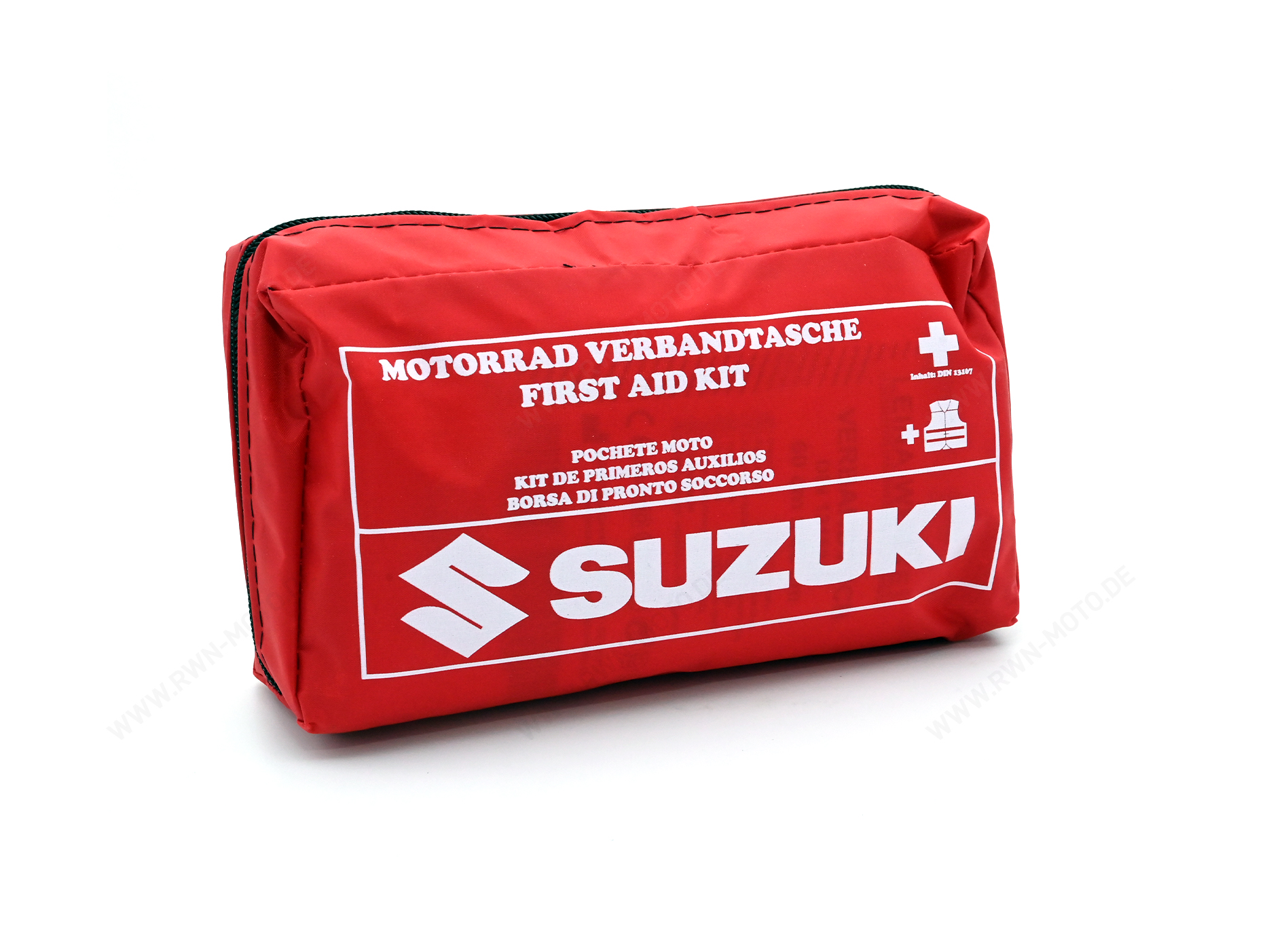 Eerstehulpkoffer incl. vest met hoge zichtbaarheid voor Suzuki modellen Origineel Suzuki