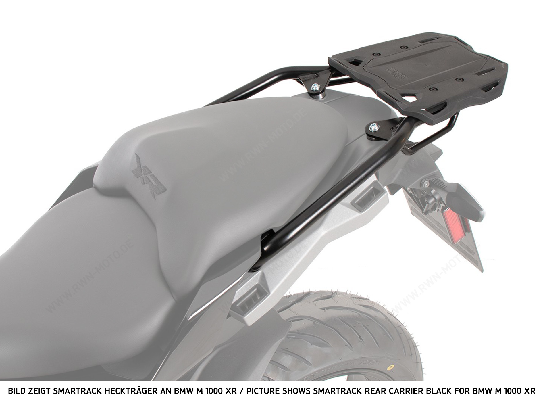 Smartrack achterdrager zwart voor Triumph Scrambler 400 X (24-), Hepco & Becker