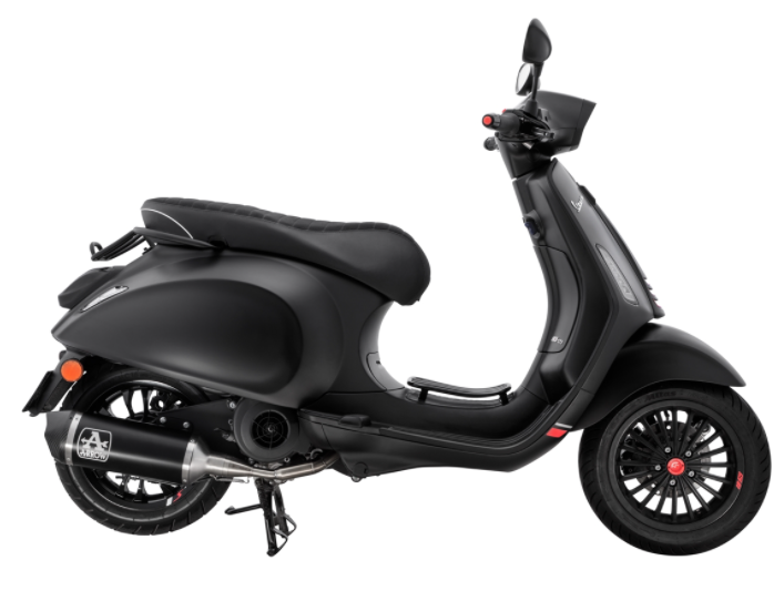 Bagagerek doortrap zwart voor Vespa Primavera/Sprint 50-150ccm