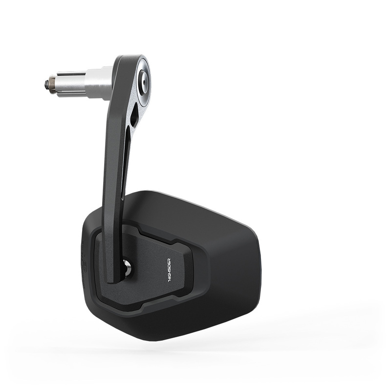 HIGHSIDER pro bar-end spiegel Esagano-RS EVO zwart/zwart (1pc)
