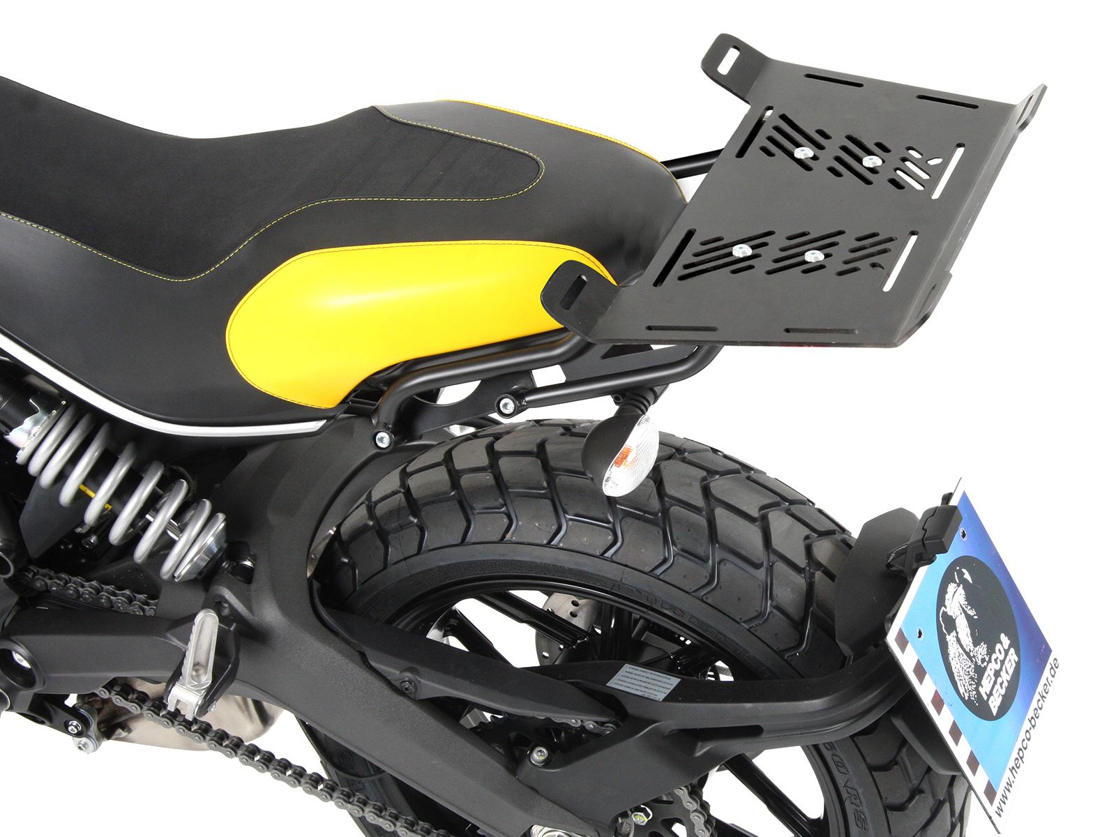 Bagagerekverlenging zwart voor Ducati Scrambler 800 (15-18) Hepco & Becker