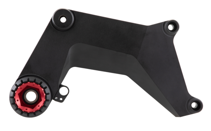 Zwenkarm voor race-uitlaat, achteraan voor Vespa GTS/GTS Super/GTV 125-300cc met ABS, zwart