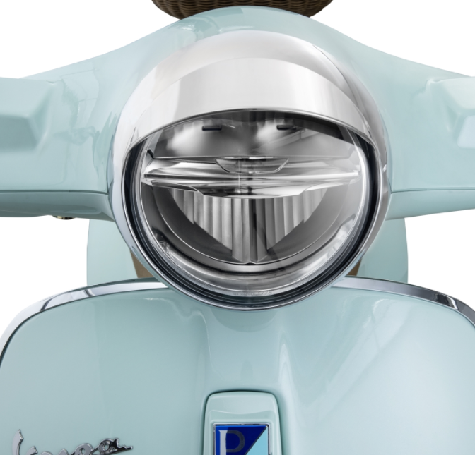 Lamp ring voor Vespa Primavera 50-125ccm 2T/4T, chroom
