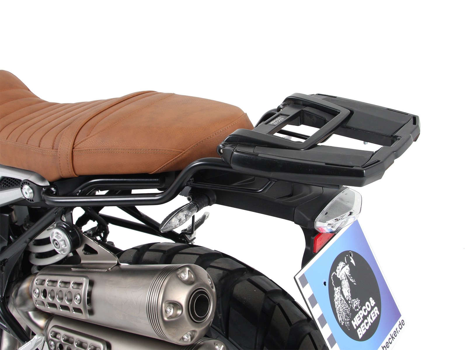 Easyrack topkoffer zwart voor R nineT Scrambler (16-23) Hepco & Becker