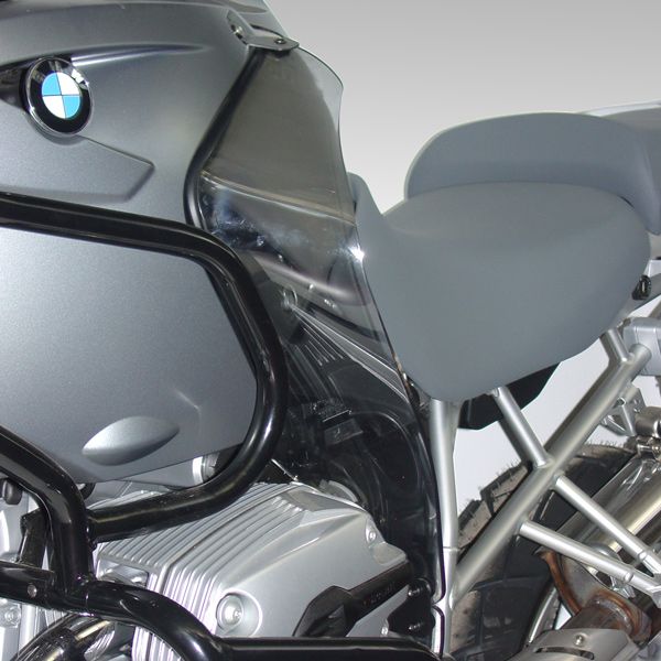 Kit voetbeschermers + beenbeschermers voor BMW R 1200 GS (04-07), transparant