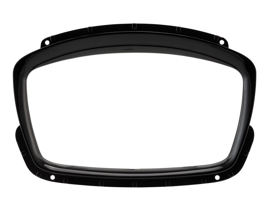 Decoratieve ring snelheidsmeter voor Vespa GTS Supertech HPE 125/300 ('19-), glanzend zwart