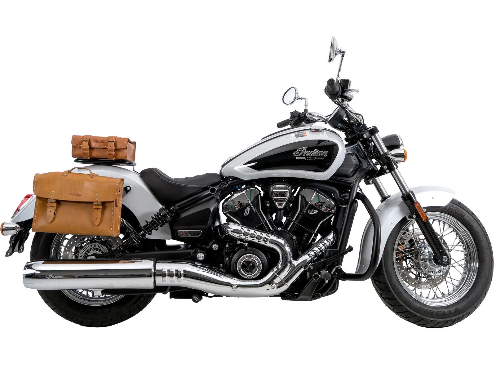 C-Bow zijdrager chroom voor Indian Scout Classic 1250 (25-) Hepco & Becker