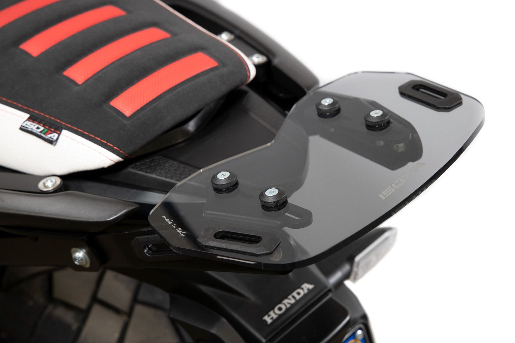 Bagagedrager voor Honda CB 500 X (19-23), PMMA, licht getint