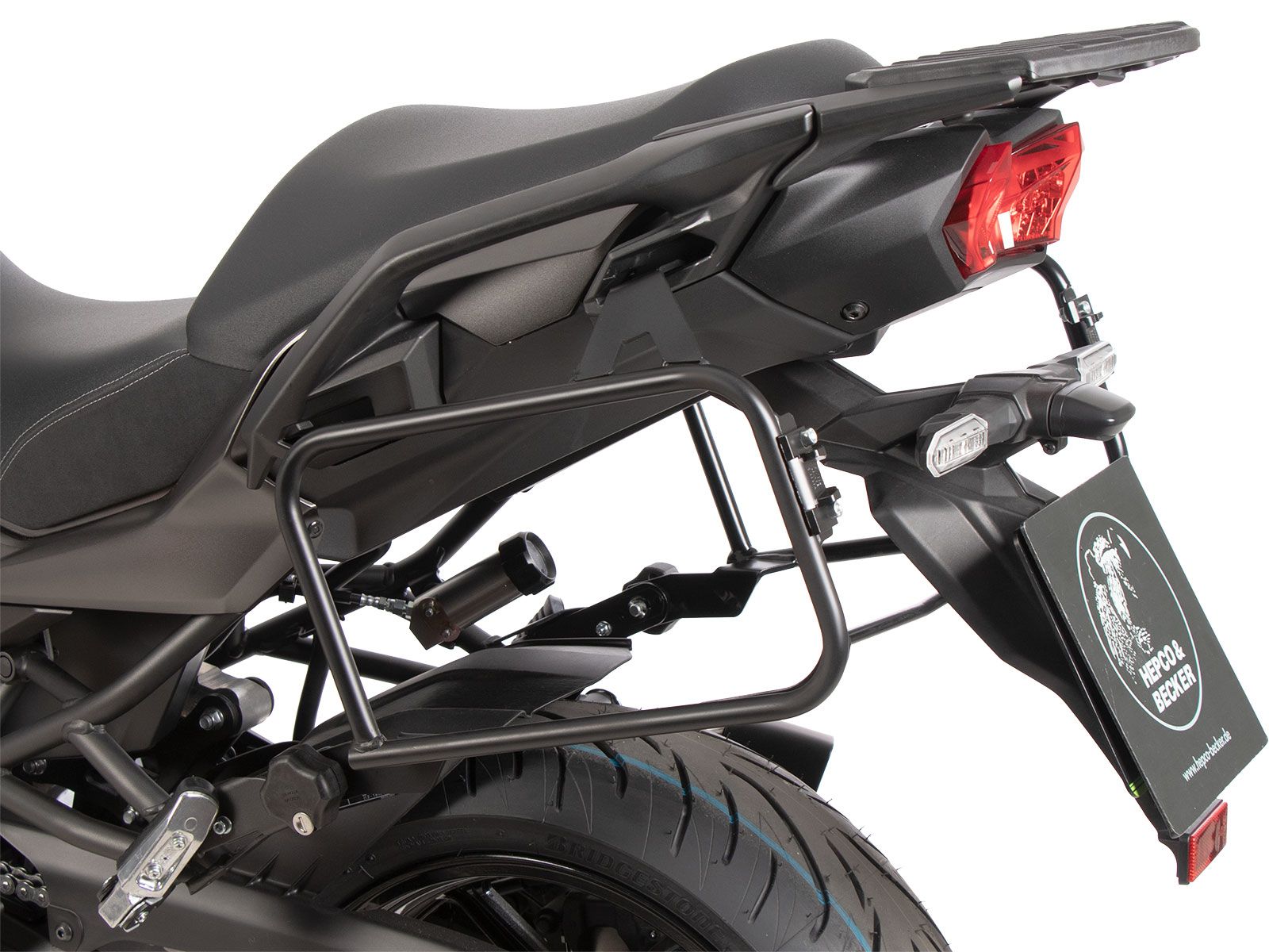 Zijkofferhouder Lock-it uitneembaar zwart voor Kawasaki Versys 1100 /SE (25-) Origineel Hepco & Becker