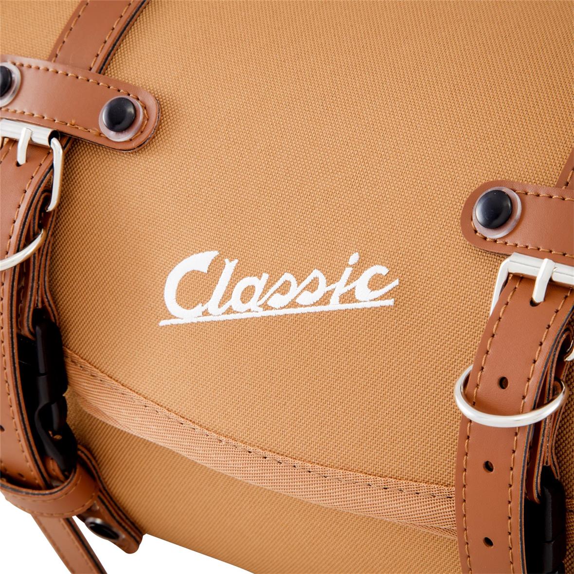 Tas "Classic" klein voor Vespa - bruin, nylon
