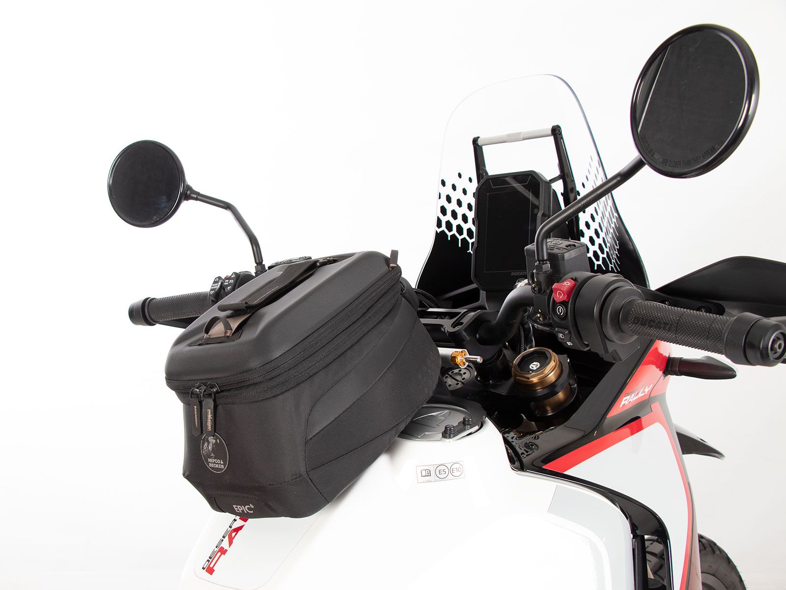 Basistankring incl. tanktasslot voor Ducati DesertX Rally (24-) Hepco & Becker