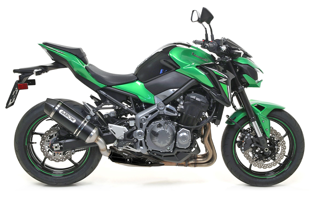 ARROW Auspuff RACE TECH für Kawasaki Z900 2017- aus Aluminium, schwarz