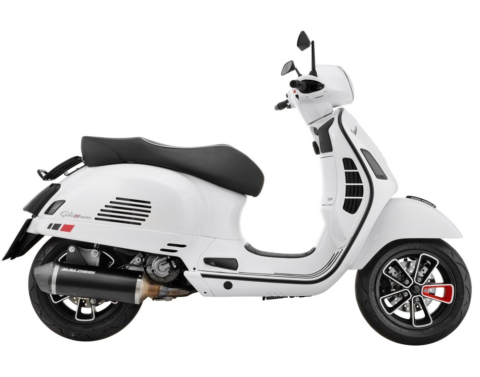 Velg voor/achter 13" voor Vespa GTS/GTS Super/GTV/GT 60/GT/GT L 125-300ccm, zwart mat/rood