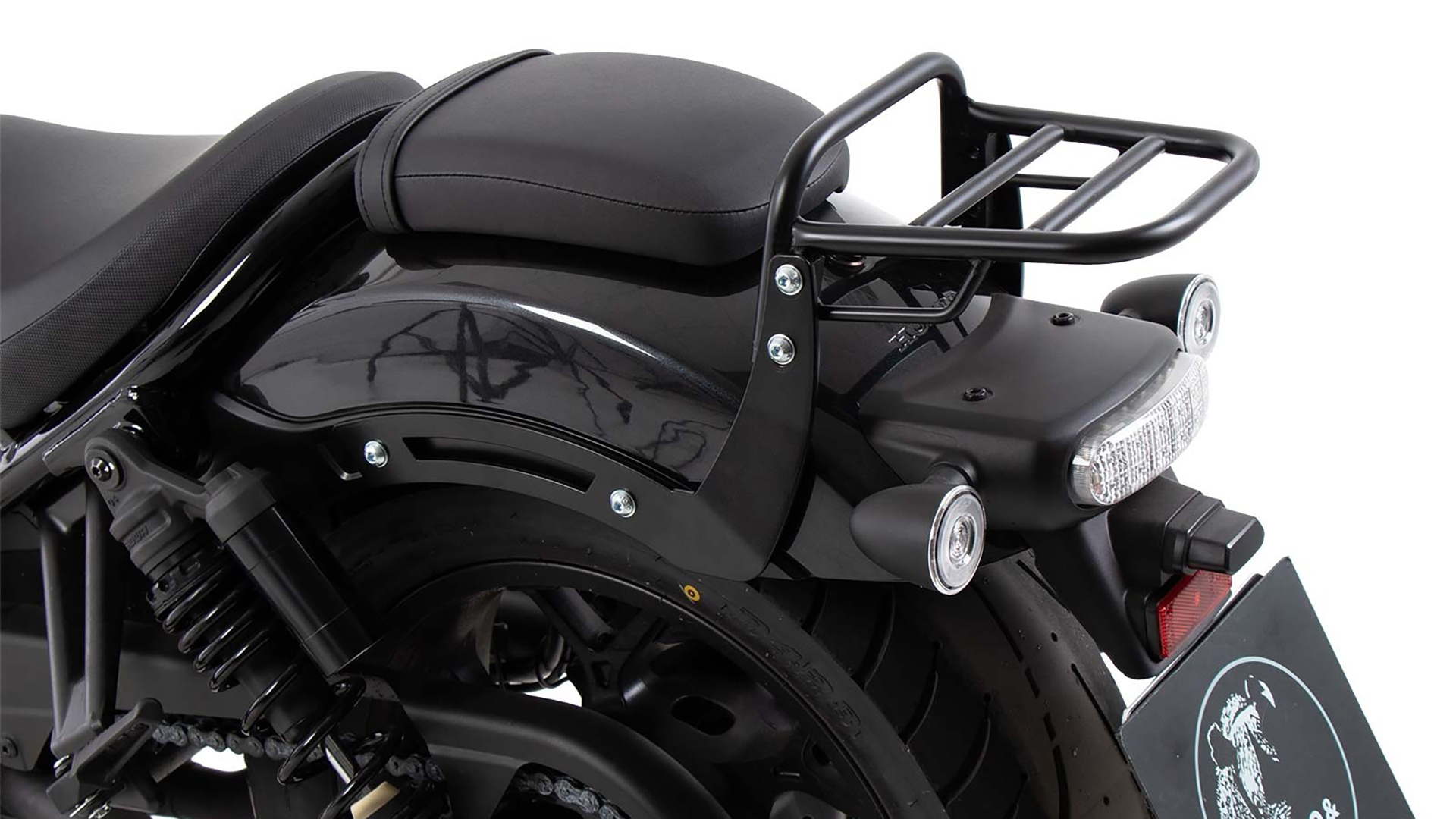 Buisvormig bagagerek zwart voor Honda CMX 1100 Rebel /DCT (21-24) Hepco & Becker