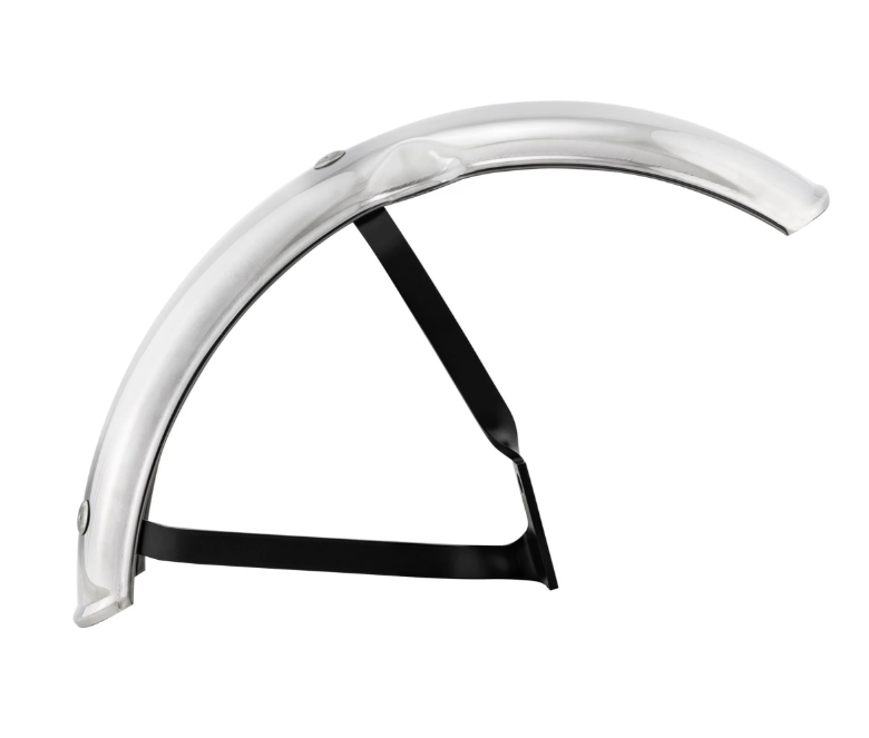 Spatbord Garelli voor Vespa PX 80-200ccm, metaal, chroom