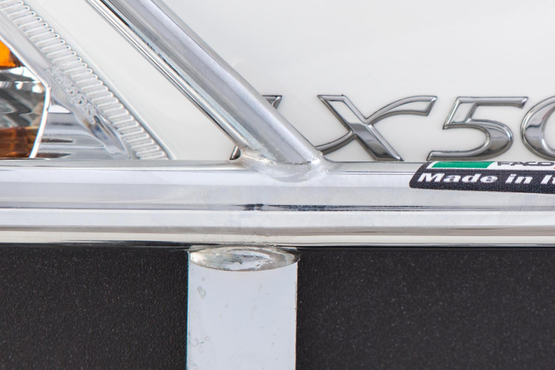 Bagagerek achteraan voor Vespa LX/LXV 50-150cc, chroom