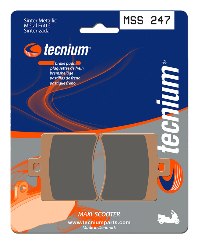 Tecnium Maxi Scooter gesinterde metalen remblokken - MSS247