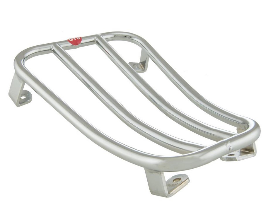 Bagagerek doortrap voor Vespa GTS/GTS Super/GTV/GT 60/GT L 125-300cc 4T LC, chroom