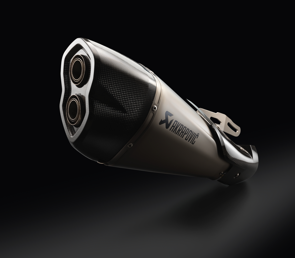 Akrapovic Slip-On LINE uitlaatsysteem zilver voor 1290 Super Duke R (Bj.20-)
