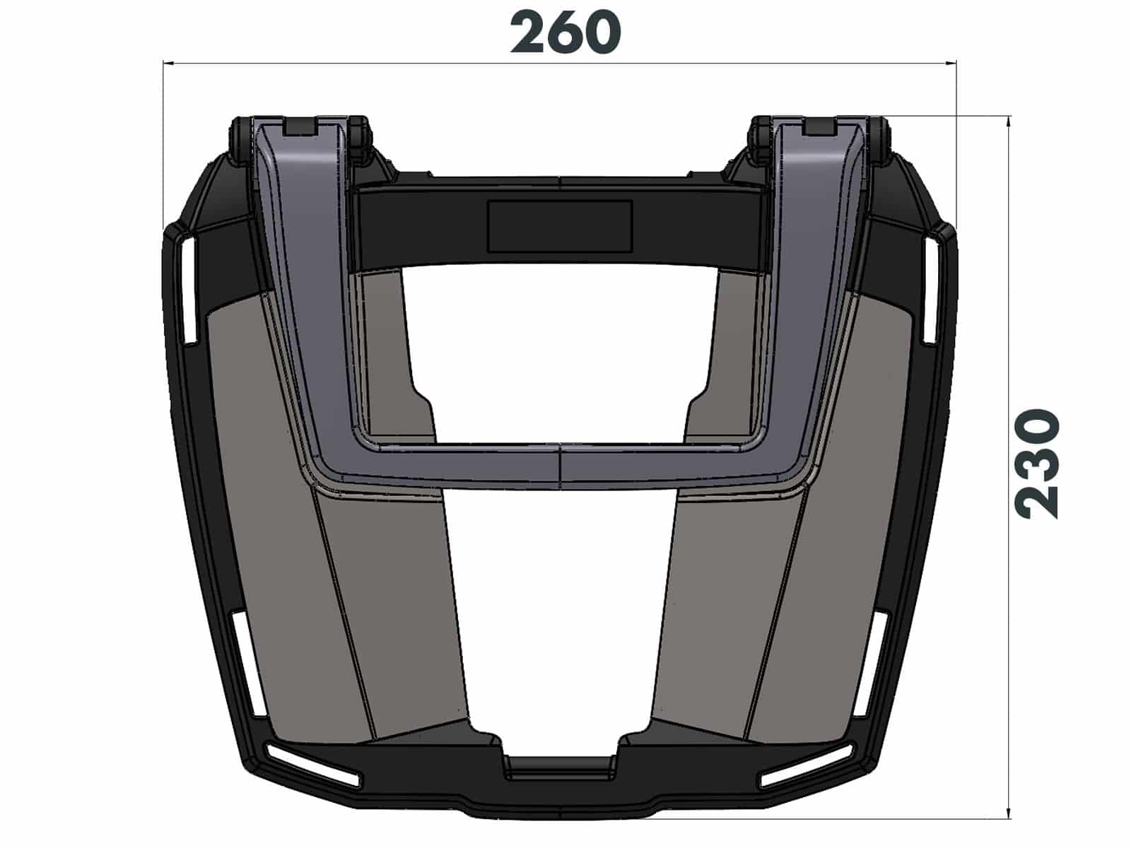 Easyrack topkofferdrager voor Ducati Multistrada 1200 Enduro (16-18) Hepco & Becker