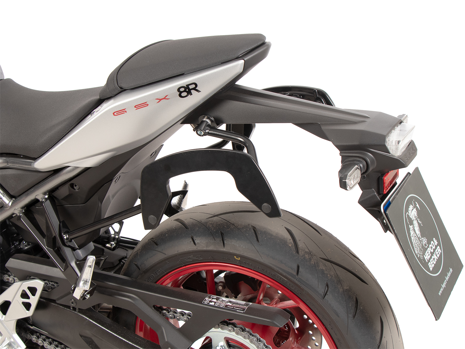 C-Bow zijdrager zwart voor Suzuki GSX-8R (24- ) Hepco & Becker
