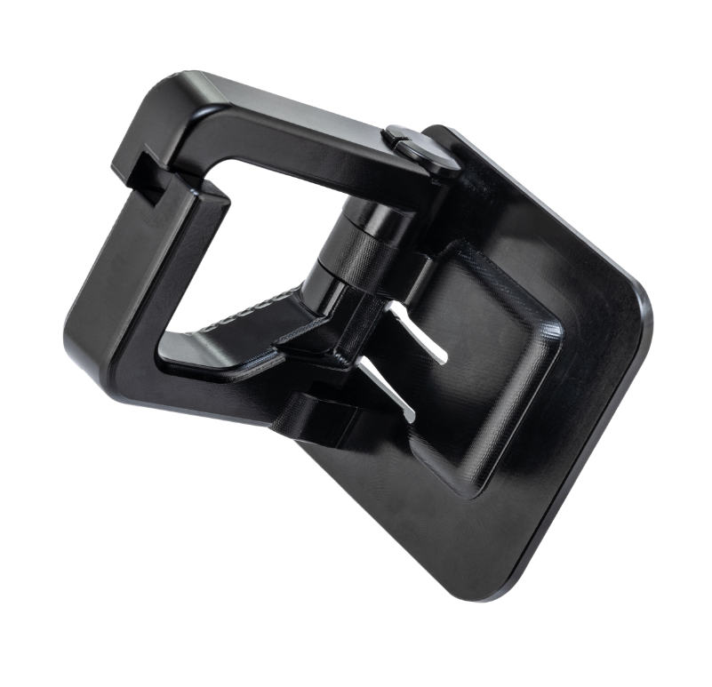 Bagagehaak voor Vespa GTS/GTS Super 125/300cc (`22-), aluminium, zwart geanodiseerd