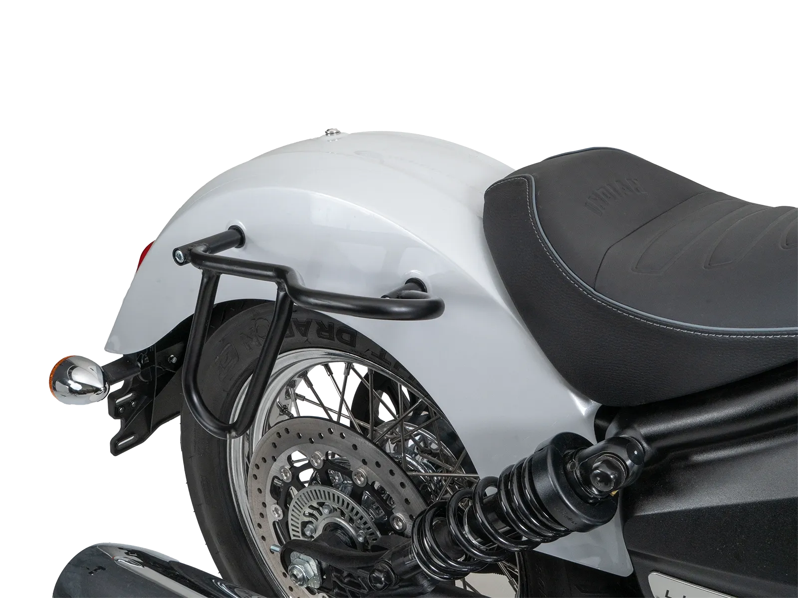 Kniptassenset bruin incl. houder voor Indian Scout Classic 1250 (25-) Hepco & Becker