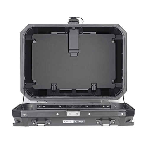 Trekker Outback 58 liter MONOKEY topkoffer aluminium zwart Givi
