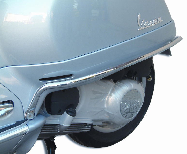 Crashbar zijafdekking achter voor Vespa GTS /GTS Super /GTV /GT 60, 125-300ccm, chroom