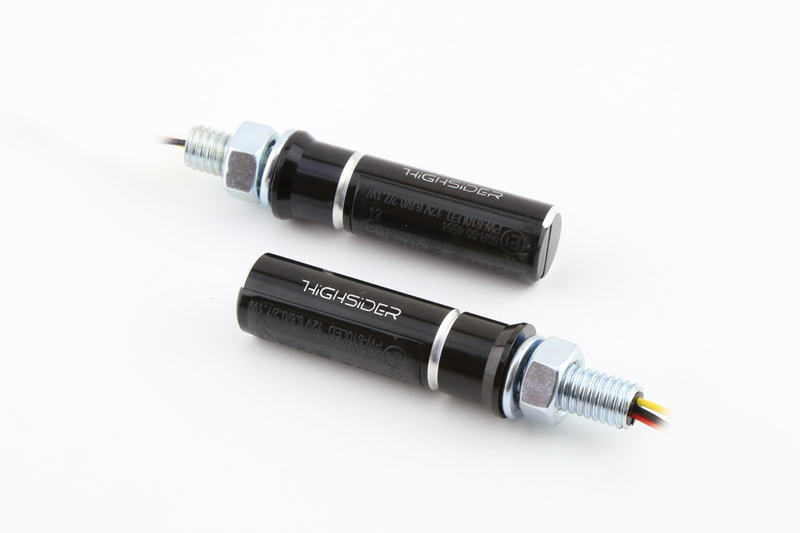 HIGHSIDER pro Conero LED achterlicht, remlicht, knipperlicht zwart/getint 3in1, E-keurmerk (paar)