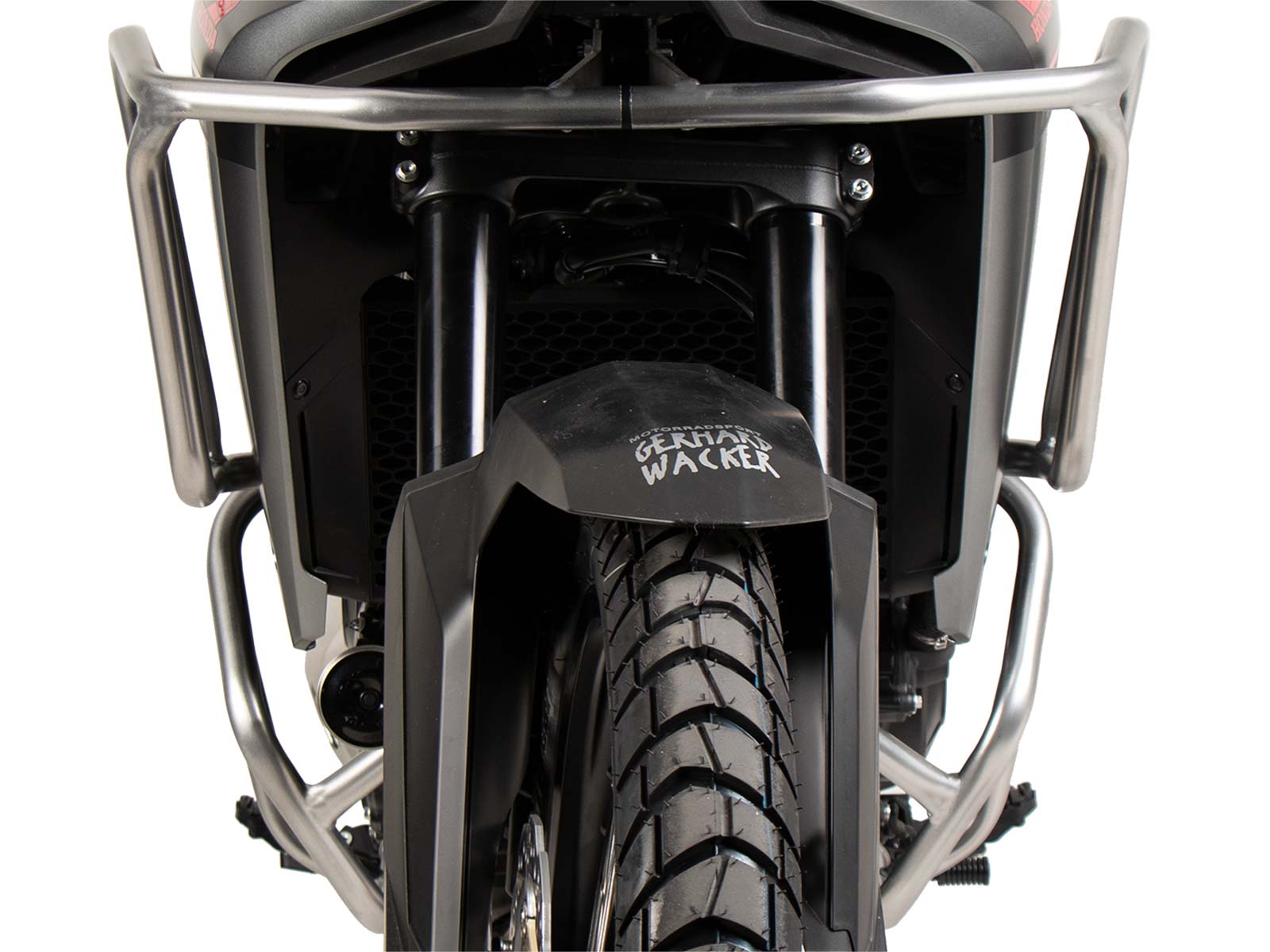 Zilveren motorbeschermbeugel voor Honda XL 750 Transalp (25- ) Hepco & Becker