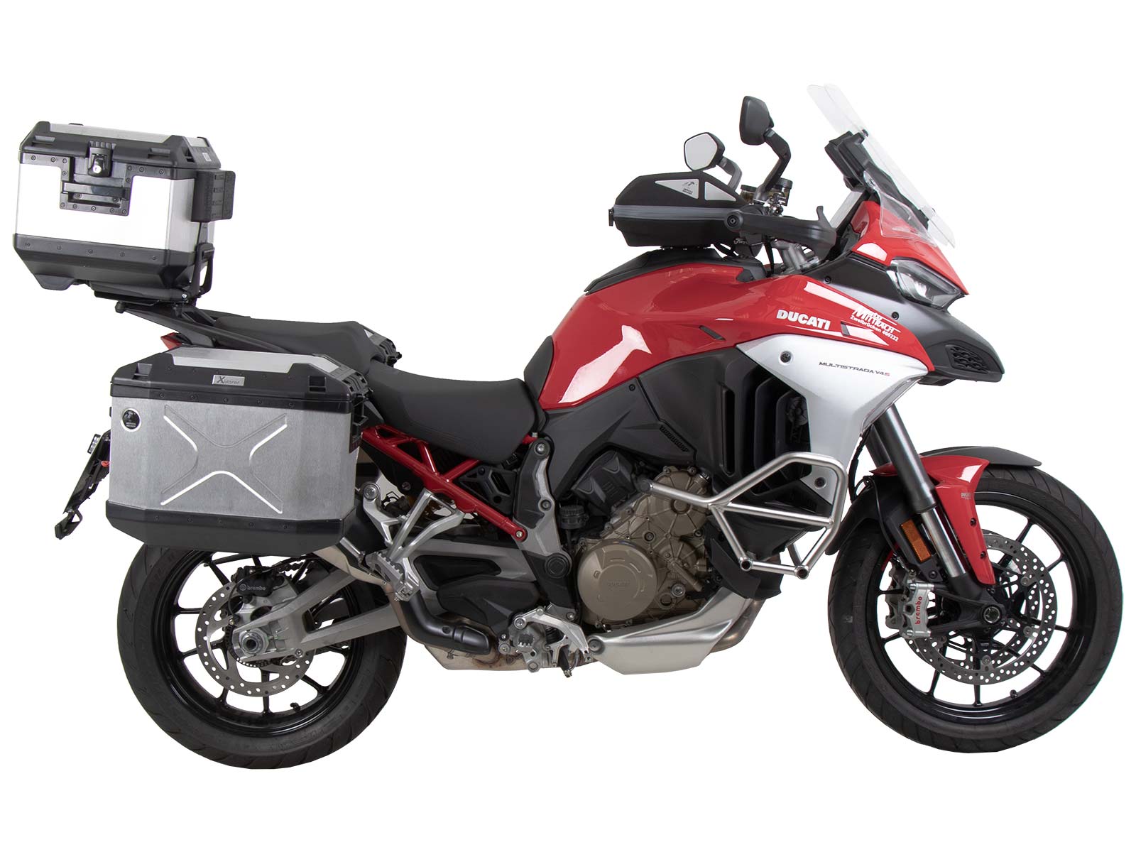 Alurack topkoffer drager voor Ducati Multistrada V4 /S /Pikes Peak /Rally /RS (25-) Origineel