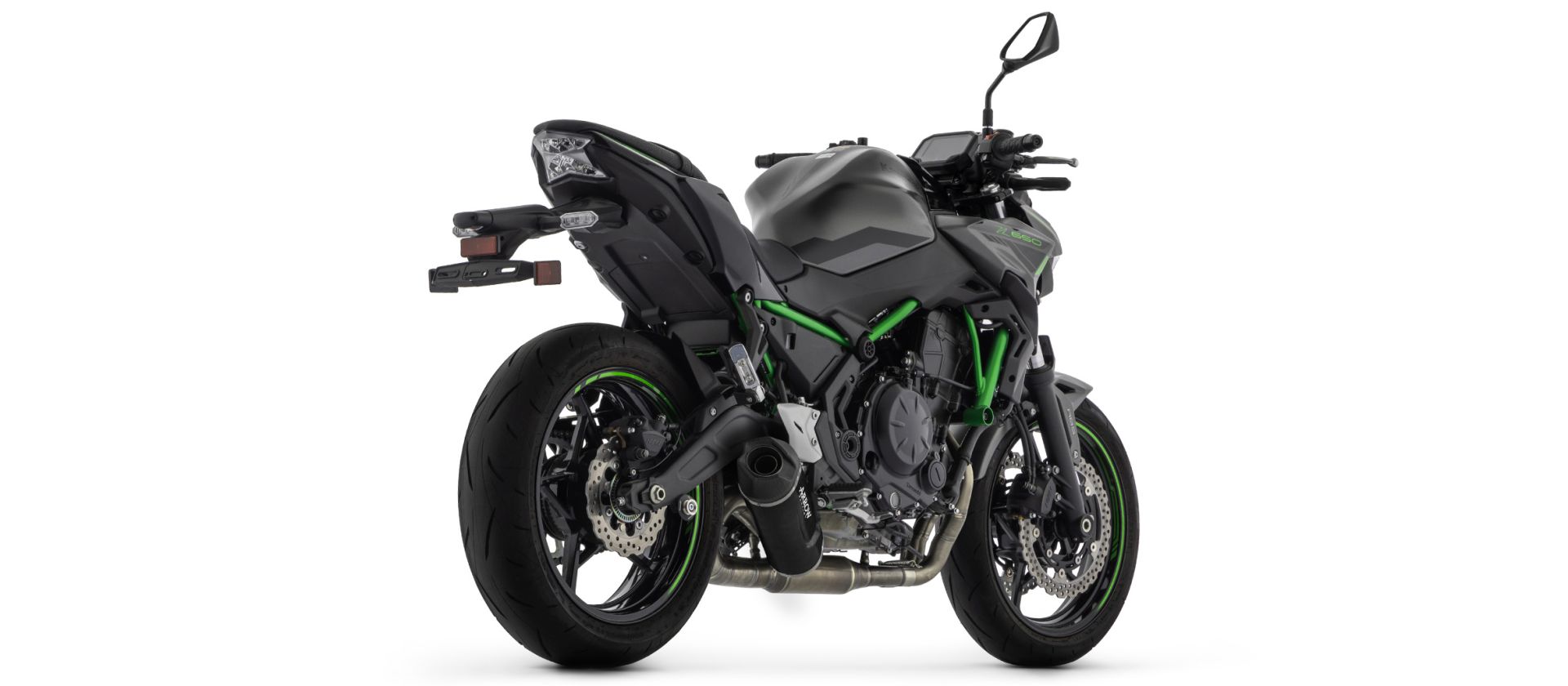 ARROW-uitlaatsysteem INDY RACE EVO titanium met carbon-uitlaatpijp voor Kawasaki Ninja 650 / Z 650 (24-)