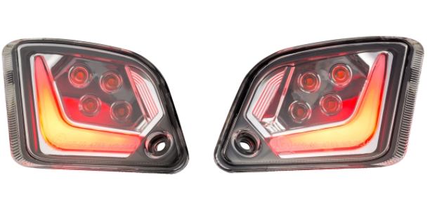 Richtingaanwijzerset voor & achter voor Vespa GTS/GTS Super/GTV 125-300cc ('14-), duidelijk
