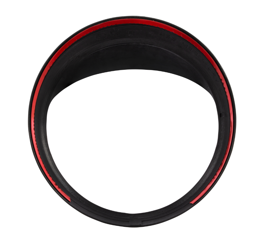 Lampring met lampenkap voor Vespa LX 50-150ccm, mat zwart