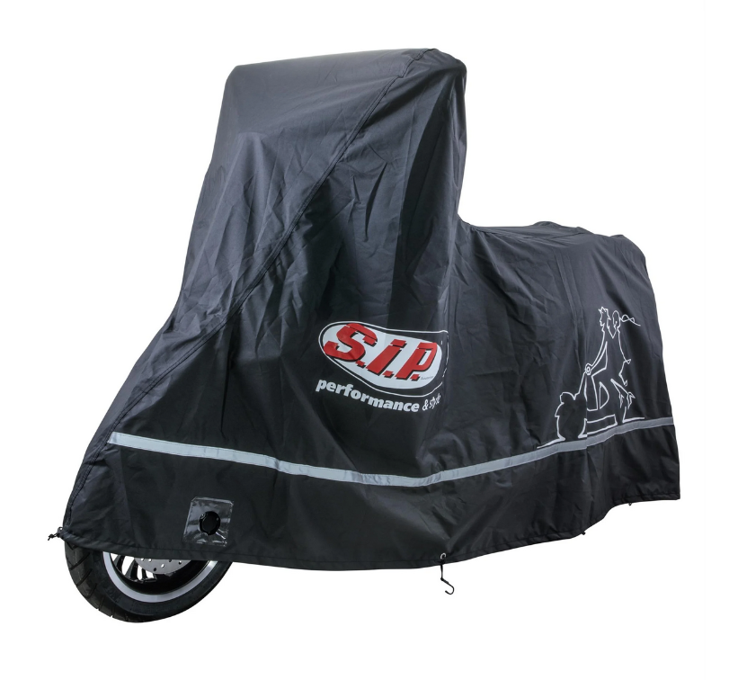 Vouwgarage Outdoor PREMIUM 2.0 voor Vespa GTS/GTV/GT, maat XL, zwart