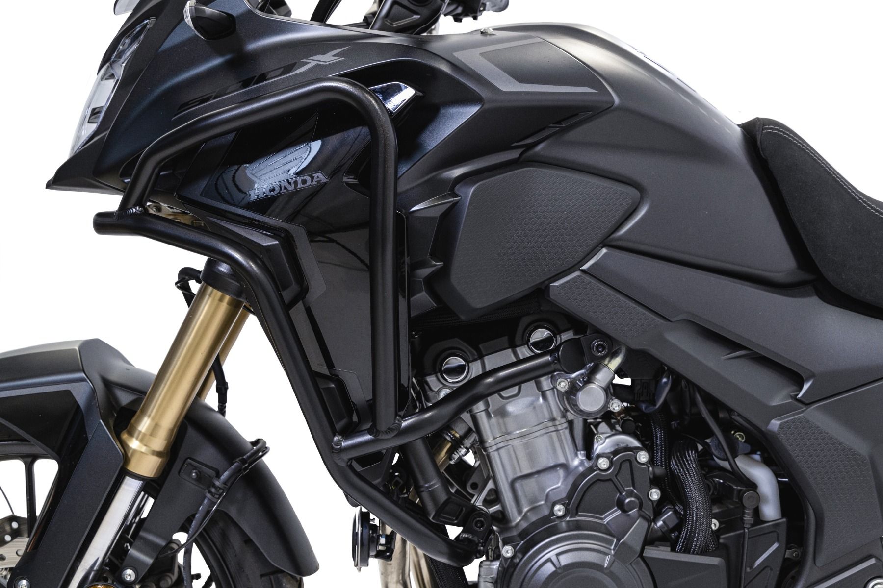 Aluminium valbeugel, bovenzijde voor Honda CB 500 X, zwart