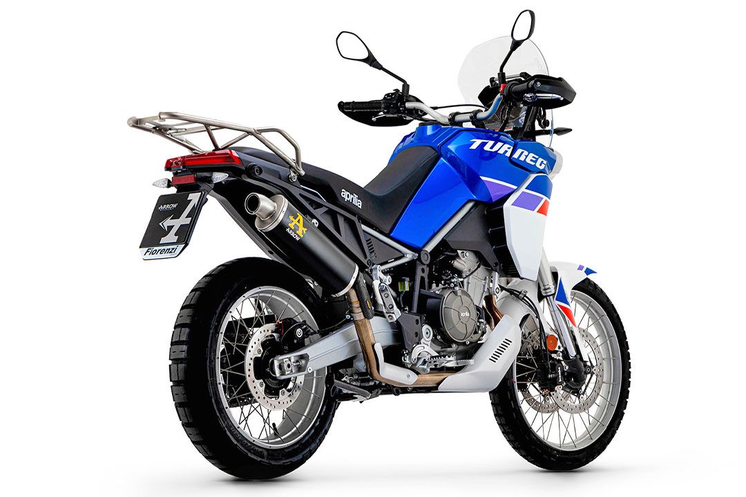 ARROW Uitlaat INDY RACE DARK Titanium voor Aprilia Tuareg 660