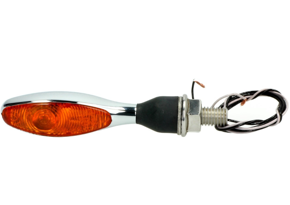 Kellermann indicator, Micro 1000 Halogeen, staal, halogeen, HR/HL, 12 V, 6 W, glanzend chroom, M8x20