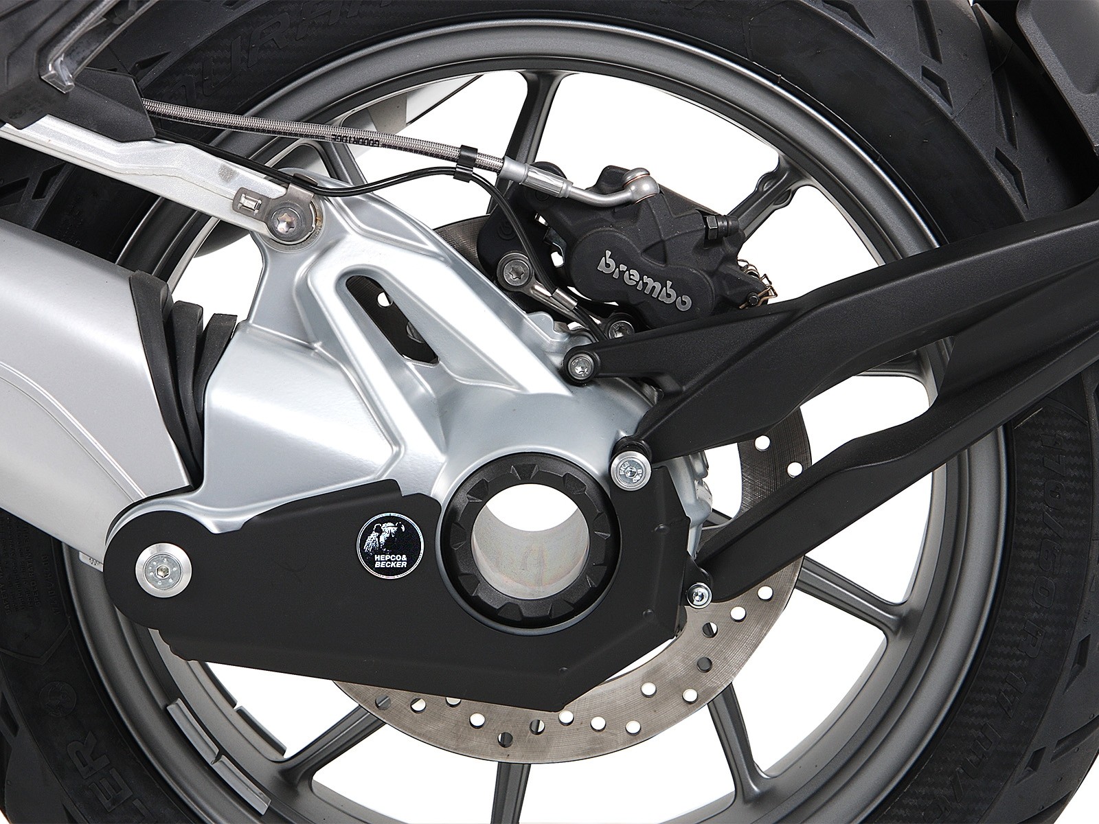 Gimbal bescherming zwart voor BMW R 1250 GS (Bj.19-) Hepco & Becker
